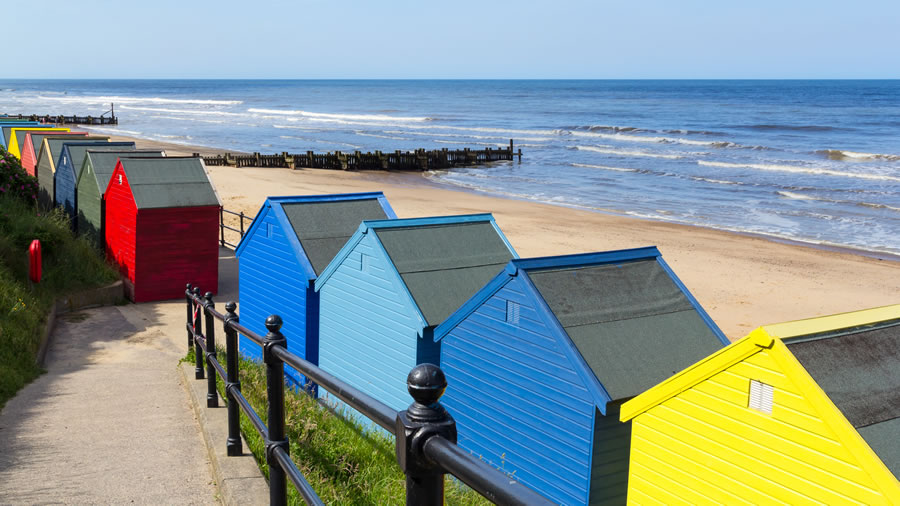 Beach huts