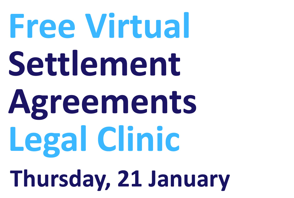Free virtual settlement agreements clinic Allan McDougall Solicitors
