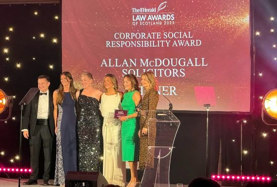 Winners at The Herald Law Awards of Scotland 2023