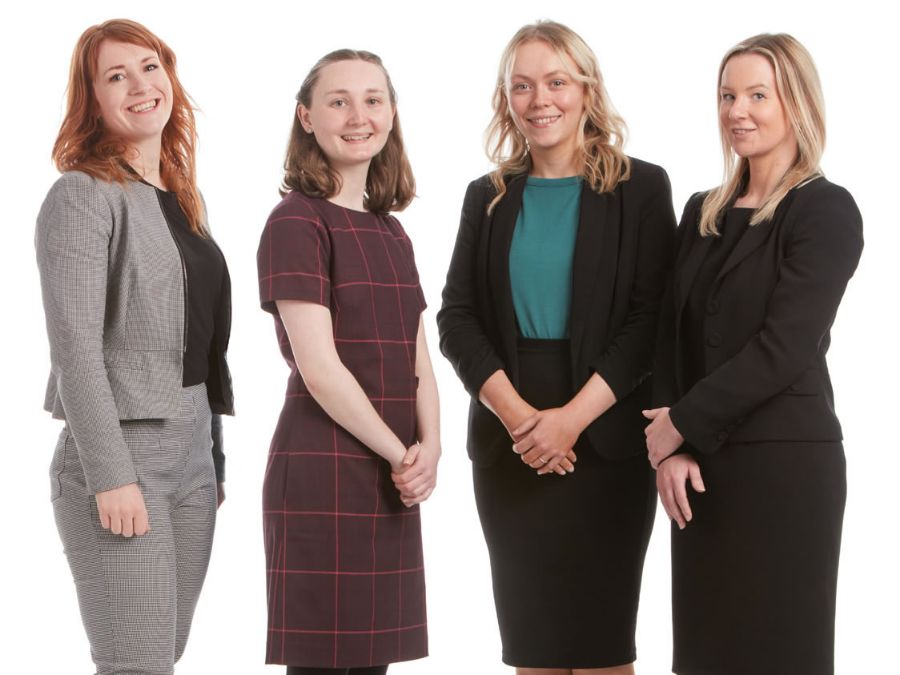 Pictured from left to right are Alice Bowman, Heather Webster, Michelle Wilson and Alex Robertson