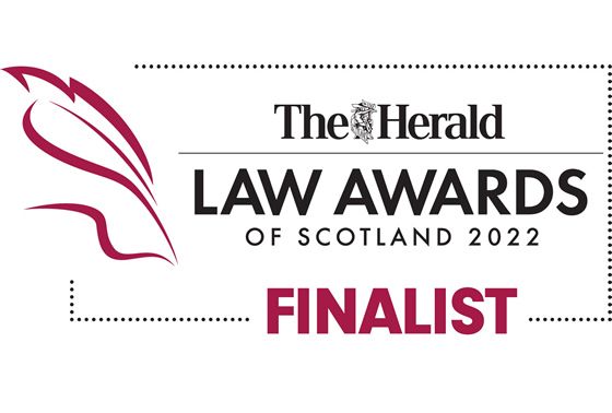 Double shortlisting in Law Awards of Scotland 2022
