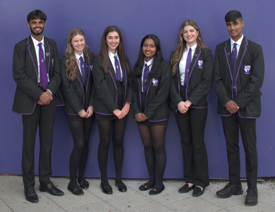 Pupils from Holyrood High School Edinburgh