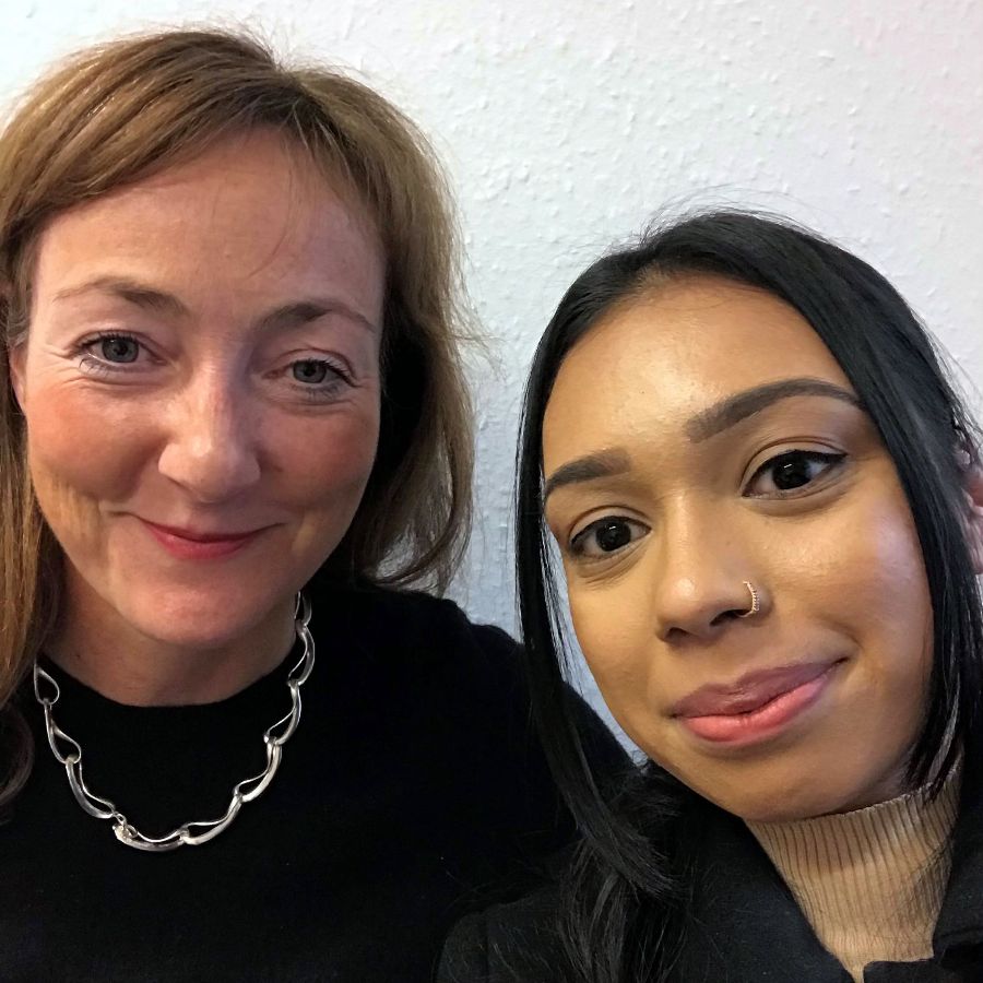 Julie Harris and Sangeeta Kaur