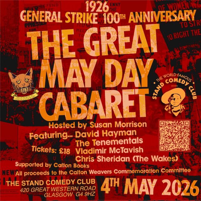 Poster for the Great May Day Cabaret 2026