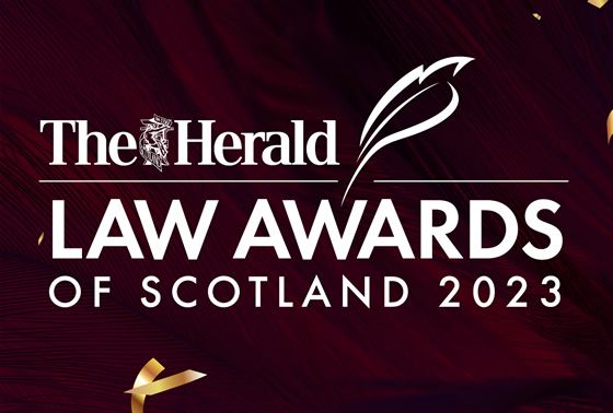 Triple shortlisting in The Herald Law Awards of Scotland 2023