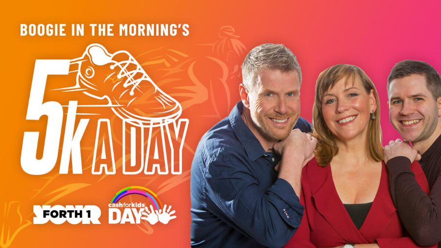 Boogie in the Morning's 5k a day promo